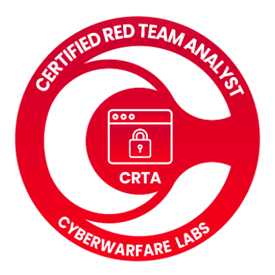 Certified Red Team Analyst badge